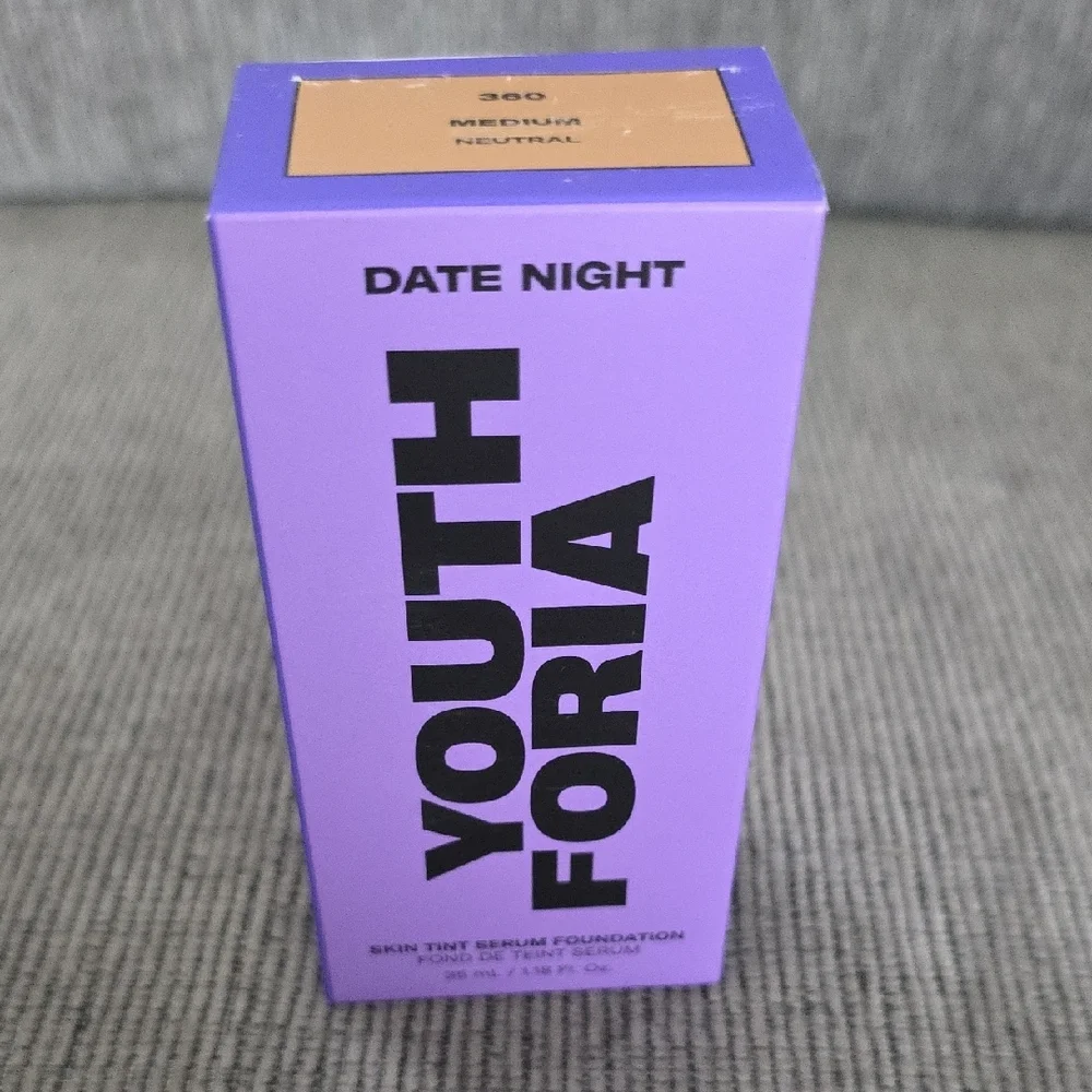 Youthforia Date Night Foundation, New, 360 Medium Neutral Or 260 Light Medium